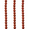 John Bead 90pcs Czech Glass 6mm White Alabaster Velvet Terracotta Color Round Bead Strands - 2 of 4