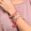 SOHI Women's Pink Snowflake Multi-Layer Bracelet - 3 of 3