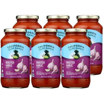 California Olive Ranch Roasted Garlic Sauce - Case of 6/25 oz