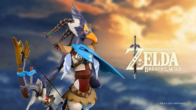 First 4 Figures: The Legend of Zelda: Breath of the Wild - 11&#34; PCV Revali Statue, 2 of 24, play video