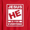 Men's - Instant Message - Jesus Rating Long Sleeve Graphic T-Shirt - 2 of 4