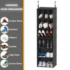 2 Pack Hanging Closet Organizer and Storage with Dividers ,efficient shoe storage in closets, wardrobes, RVs, and garment racks-SpaceAid® - 4 of 4