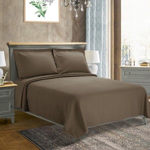 Diamond Cotton Matelasse Decorative Bedspread and Pillow Sham Set by Blue Nile Mills - 1 of 4