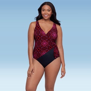 Trimshaper Women's Vera One-Piece Swimsuit - 1 of 3