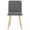 vidaXL Dining Chair Set of 2 Dark Grey - 4 of 4