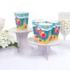 Big Dot of Happiness Tropical Christmas - Beach Santa Holiday Party Favor Popcorn Treat Boxes - Set of 12 - 3 of 4