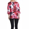Women's Dolman Sleeve Floral Top - Multiples - 3 of 4