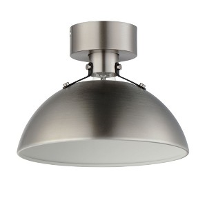 Maxim Lighting Dawn 1 - Light Semi-Flush Mount in  Satin Nickel - 1 of 4