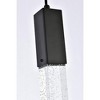 Elegant Lighting Weston 3 - Light Pendant in  Black - 3 of 4