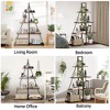Whizmax Bookcase, 4-Tier Ladder Bookshelf, A-Shaped Ladder Shelf Display, Ladder Shelf Storage Organizer for Living Room, Home Office - 4 of 4