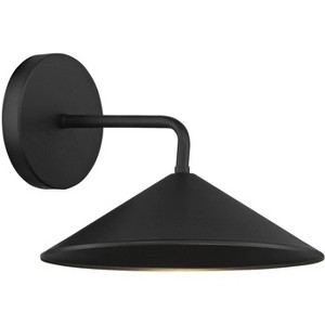 Minka Lavery Modern Industrial Outdoor Wall Light Fixture Sand Coal LED 10" for Post Exterior Barn Deck House Porch Yard Patio - 1 of 2