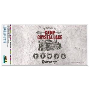 Friday The 13th Camp Crysal Lake Automotive Bumper Sticker - 1 of 4