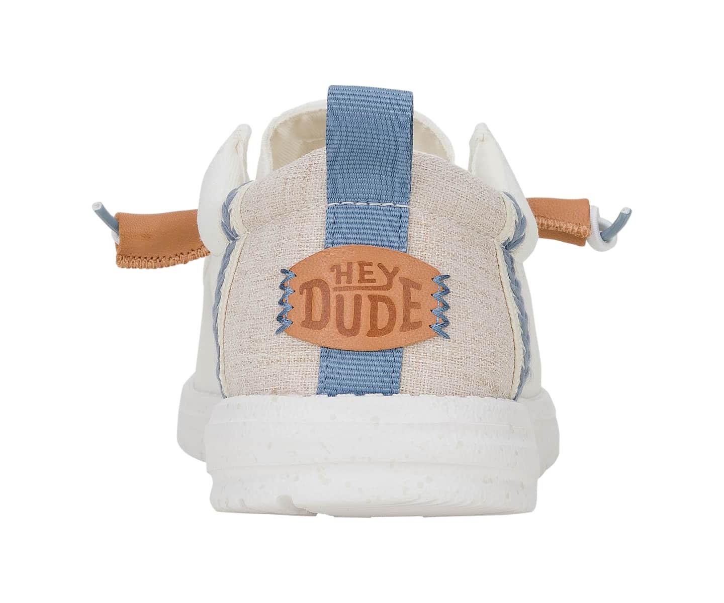 HEYDUDE Men Wally Craft Linen, White/Stone Grey, 10, цвет: Белый — фото 6