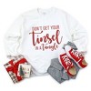 Simply Sage Market Women's Graphic Sweatshirt Don't Get Your Tinsel In A Tangle - 3 of 4