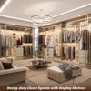 Besiost Heavy-duty Garment Rack Closet Organizer with Tower Shelving - 3 of 4