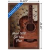 Trends International Music Will Set You Free Framed Wall Poster Prints - 3 of 4