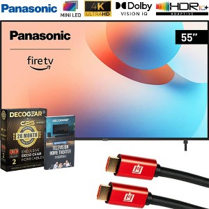 Panasonic W95 55" Mini LED 4K UHD Smart Fire TV (2024) +Extended Protection Plan - 1 of 4