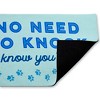Stupell Industries We Know You're Here Printed Outdoor Door Mat, design by Lil' Rue, 18"x30" - 2 of 4