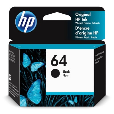 HP 64 Single Ink Cartridge - Black (N9J90AN#140)