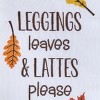 Split P Leaves And Lattes Decorative Dishtowel Set Of 2 - 3 of 4
