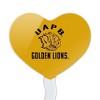 Arkansas at Pine Bluff Golden Lions Heart Love Cupcake Picks Toppers Decoration Set of 6 - 2 of 4