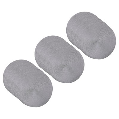 John Ritzenthaler Co. Woven Round Placemat Set of Twelve