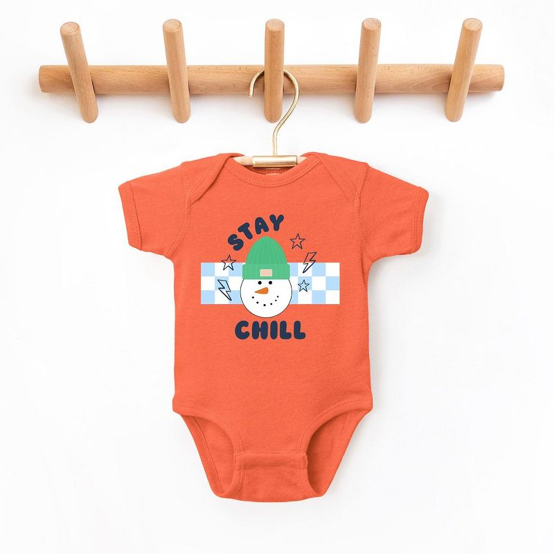 The Juniper Shop Stay Chill Checkered Baby Bodysuit, 2 of 3