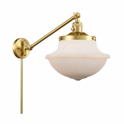 Oxford - 1 Light Swing Arm Wall Sconce In Traditional Style-13 Inches Tall and 11.75 Inches Wide