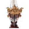 Old Modern Handicrafts Xebec Ship Model – 35"x7"x27", Handcrafted Mediterranean Pirate Vessel with Full Rigging - 2 of 4