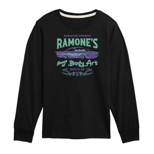 Boys' - Disney - Radiator Springs Ramone's House of Body Art Rt 66 Long Sleeve Graphic T-Shirt - 1 of 4