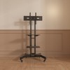 Vynxaria FANCO Universal Swivel TV Stand for 32¨C80 inch TVs, Height Adjustable Table Top TV Stand Mount with Tilt, Max VESA 600x400mm (Black) - 3 of 4