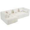 JUJABU 101.2" Sectional Sofa with Deep Seating and Two Side Pockets for Living Room - 2 of 4