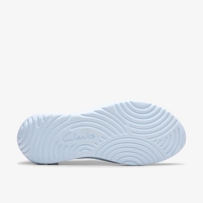 Обувь Clarks Cloudsteppers Womens Solevana Lace Blue Combination Shoes 7.5 Wide — фото 3