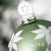 5.25"H Sullivans White Christmas Ball Ornament  Multicolored Christmas Ornaments - 2 of 2
