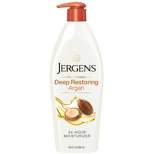 Jergens Deep Restoring Argan Oil Hand and Body Lotion, with Vitamin E, Dermatologist Tested - 16.8 fl oz