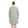 Plus Size Criss Cross Neckline Swing Dress - 3 of 4