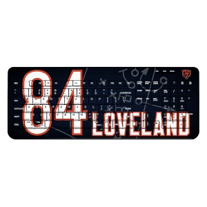 NFL Chicago Bears Players Game Tactic Wireless USB Keyboard - 1 of 4