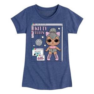 Girls' - LOL Surprise! - Computer Design Fitted Short Sleeve Graphic T-Shirt - 1 of 4