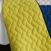 Slickblue Full/Queen 3 PC Quilt Set, Vermicelli-Quilted TC Fabric, Plaid Design, 13 Color Options, 90.5"x90.5" - 2 of 4