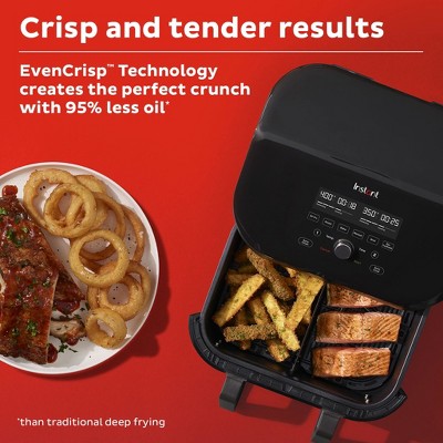 Cinnamon Dual Basket Electric Air Fryer with VersaZone Technology