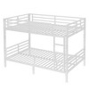 Sapphtopaz Bunk Bed with Metal Ladder & Guardrail,Space-Saving Bunk Beds for Teens and Adults Noise Reduced Bed Frame for Bedroom - 4 of 4