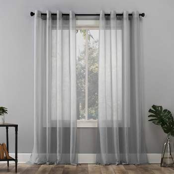 Emily Sheer Voile Grommet Top Curtain Panel - No. 918