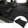 Unique Bargains Car Air Mattress Camping Bed with Pillows Black - 2 of 4