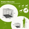 JIONJOY Heavy Duty Steel Dog Crate - Airline Approved Pet Kennel with Lock, Foldable Single Door Cage & Removable Tray for Dogs - 3 of 3
