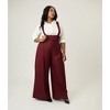 Unique Vintage Women's Plus Rochelle Suspender Pants - 3 of 4