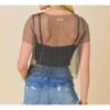 Women's Short Sleeve Beaded Top - Mainstrip - 3 of 4