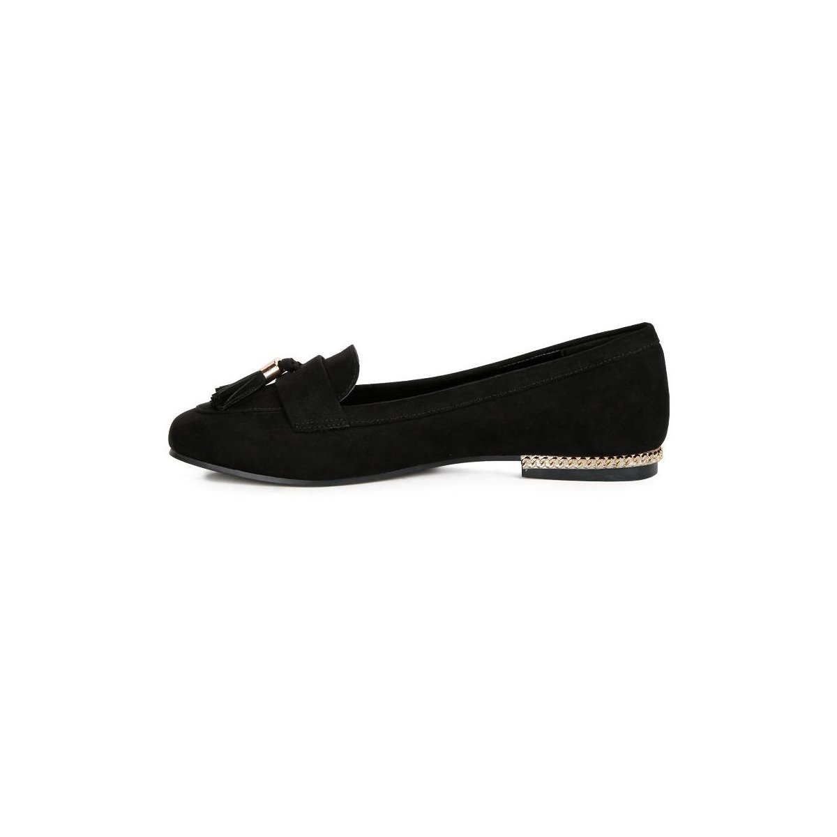 Женские туфли London Rag Womens Atrika Faux Suede Tassel Loafers 8 — фото 4