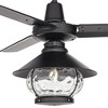 44" Casa Vieja Industrial Indoor Outdoor Ceiling Fan with Light LED Remote Matte Black Damp Rated for Patio Exterior House Porch - 3 of 4