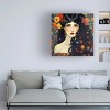 Canvas Wall Art - Tina Lavoie 'Art Nouveau Beauty II' Wall Art for Living Room, Bedroom, or Office Décor by Trademark Fine Art - 24 x 24 Inches - 3 of 4