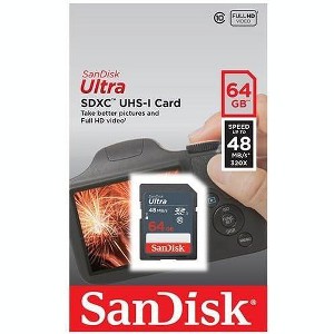 SanDisk Ultra 64GB Class 10 SDXC UHS 1 Memory Card up to 48MB/s S - 1 of 1